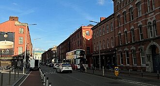Aufnahme von einer Straße in Irland